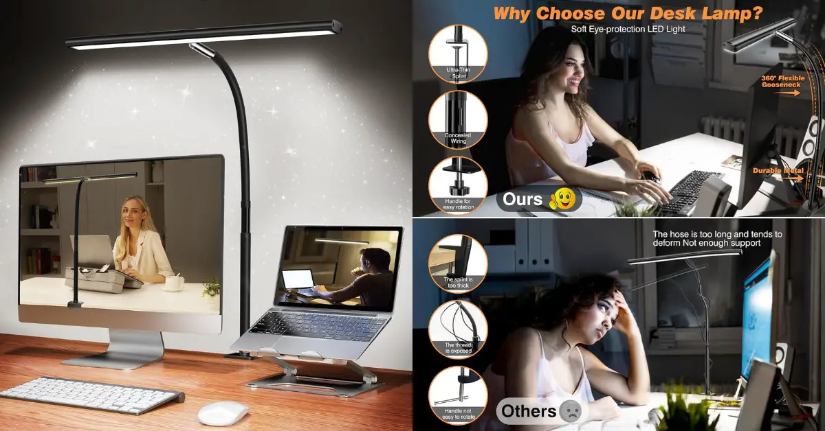 Transform Your Workspace with the LED Desk Lamp for Office & Home